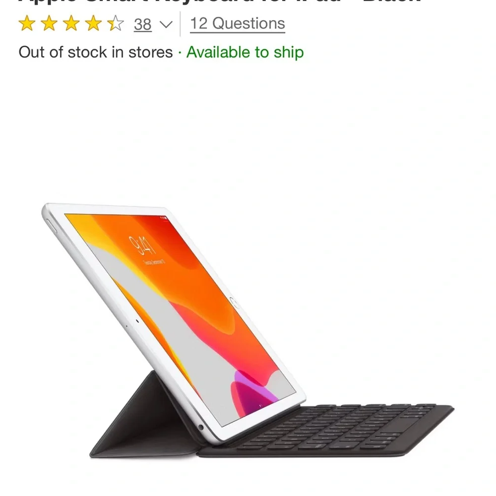 Apple iPad smart keyboard